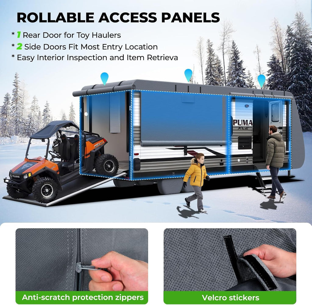 20-22FT Heavy Duty 9 Layers Travel Trailer Cover C7943