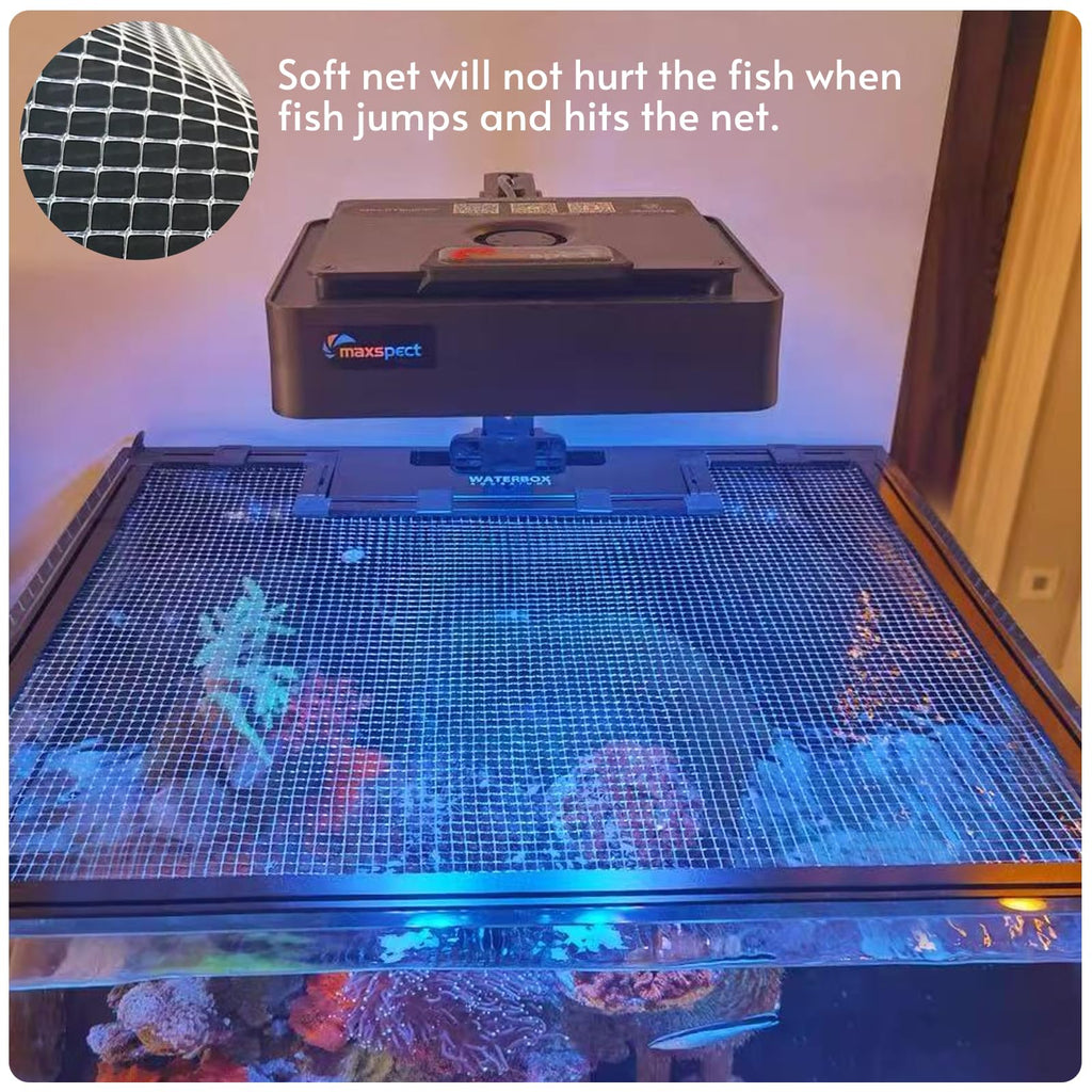 Transparent Mesh Aquarium Lid Cover 5.12 Feet X 3.37 Feet B31010