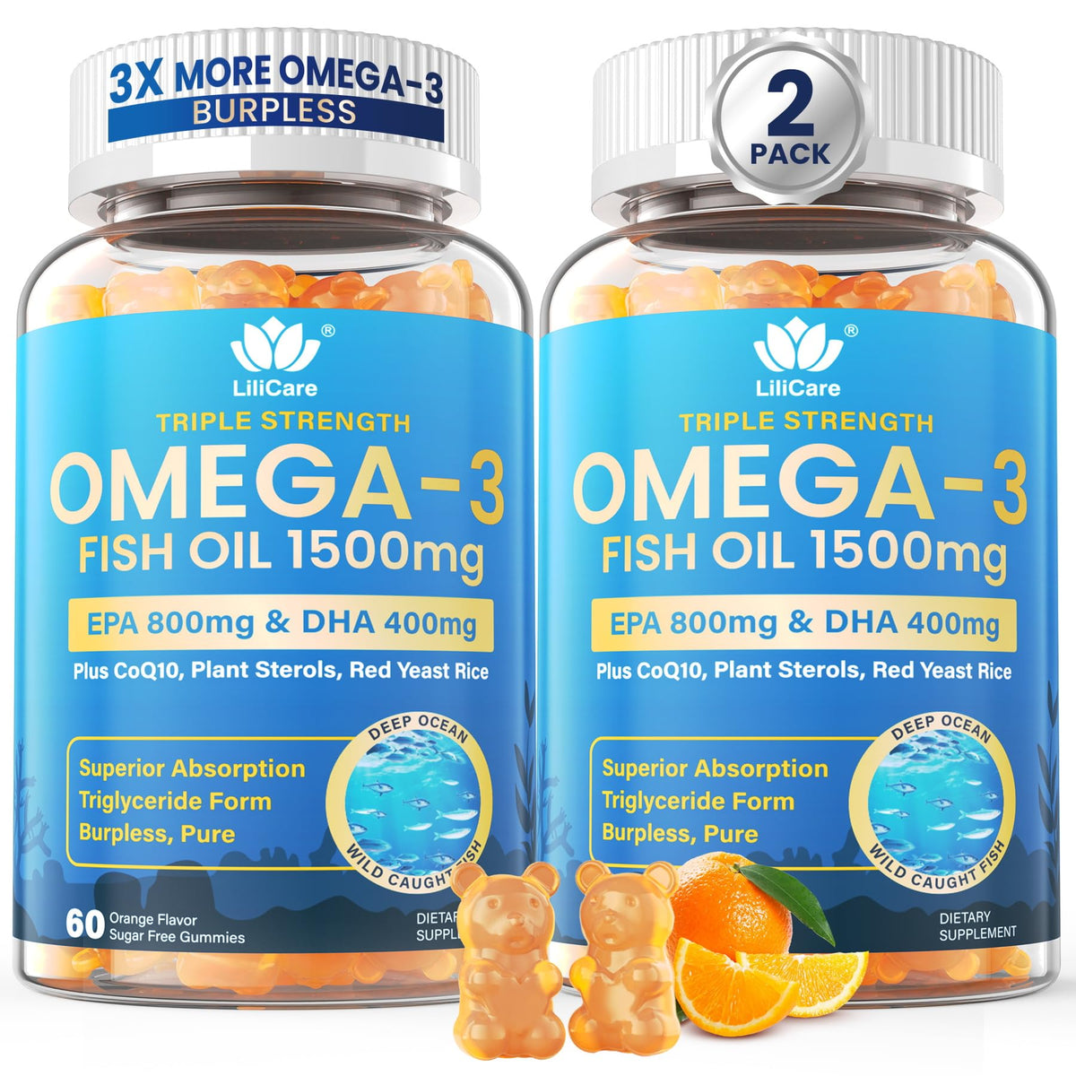 Omega 3 Gummies 1500mg T604198