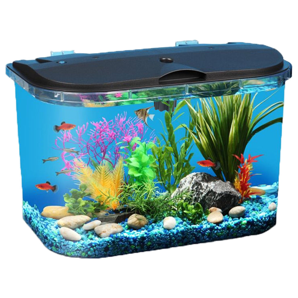 5-Gallon Aquarium Kit with LED Lighting and Power Filter Q190672