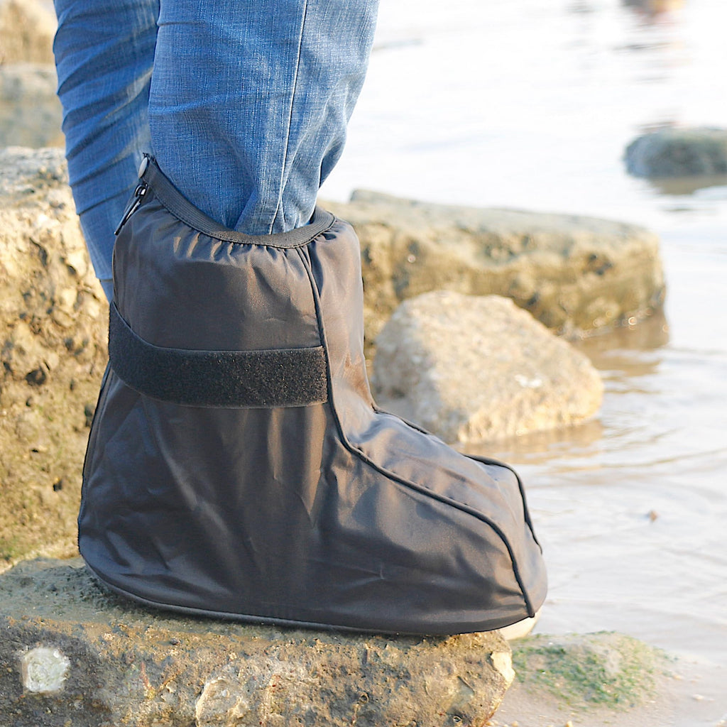 Walking Boot Cover for Medical Fracture Cast Black Short Z3826