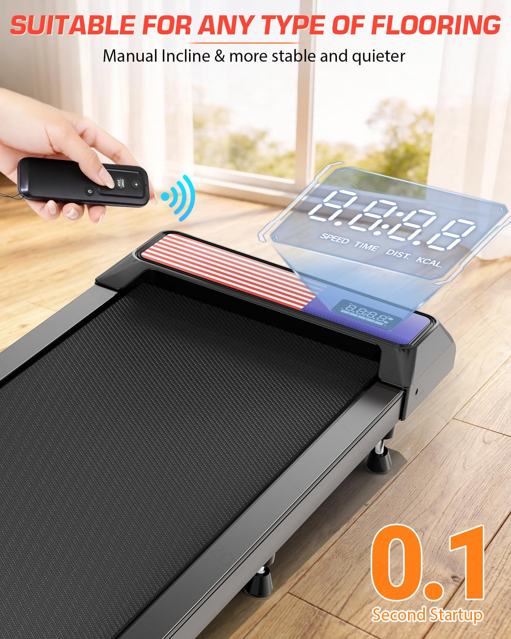 Incline Under Desk Treadmill H7911