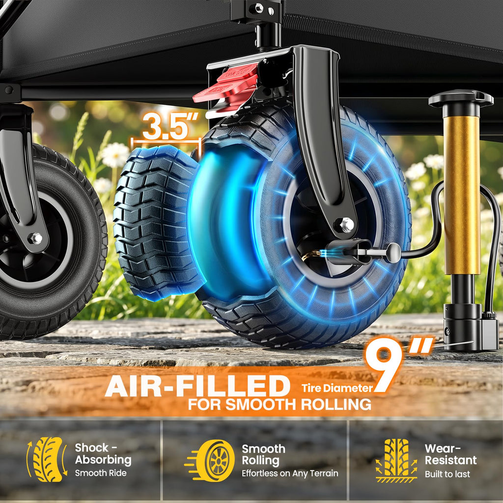 All-Terrain Wagon with Pneumatic Rubber Wheels M331375
