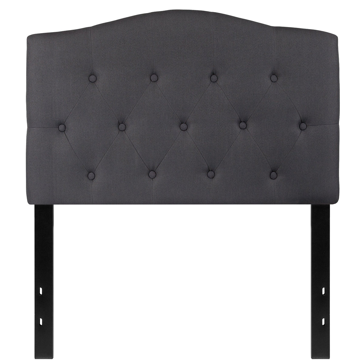 Twin Tufted Fabric Headboard H556