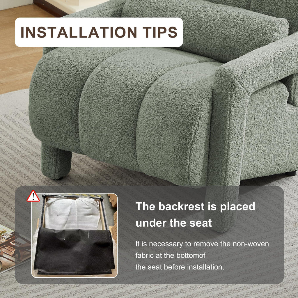 Green Accent Chair Set of 2 Z2399
