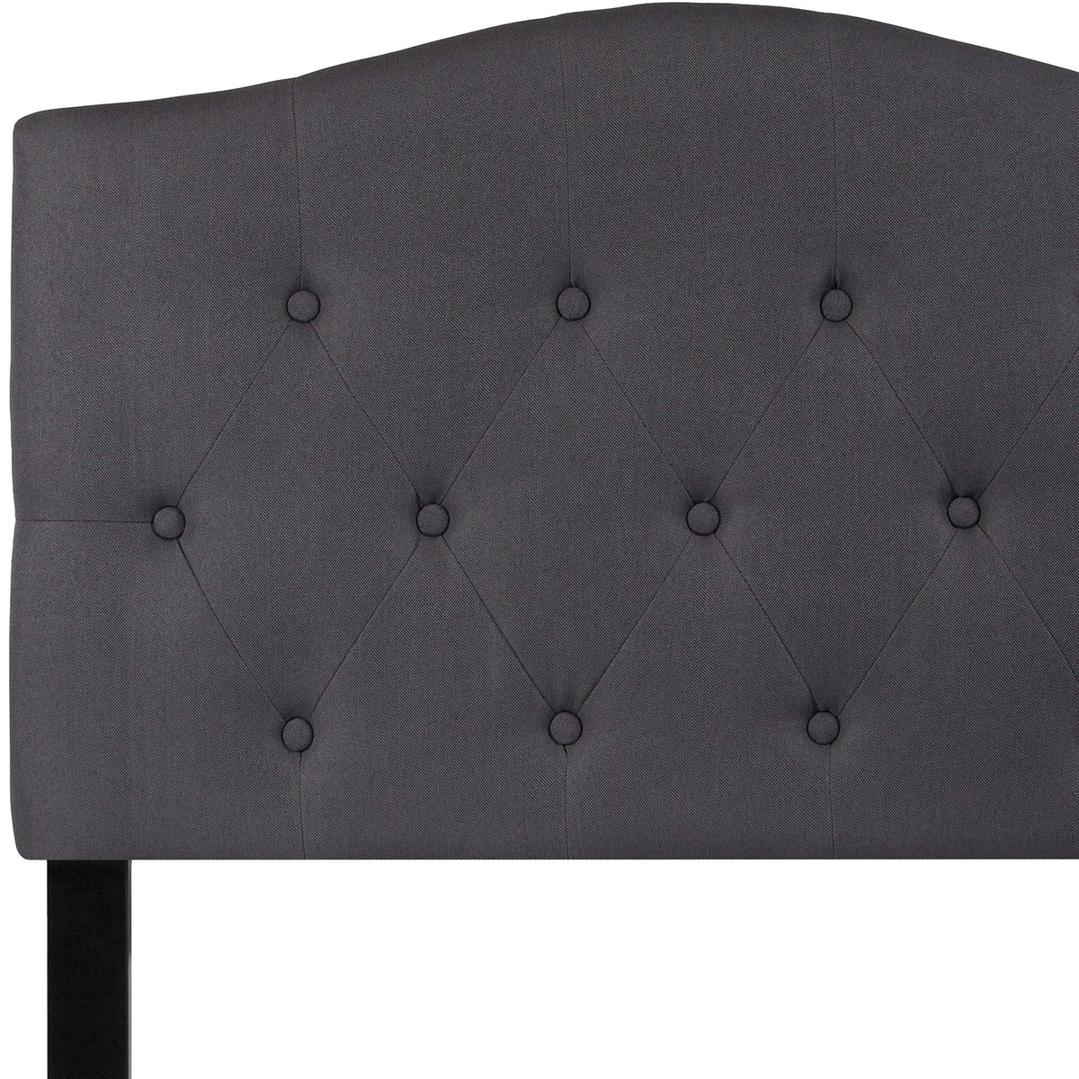 Twin Tufted Fabric Headboard H556